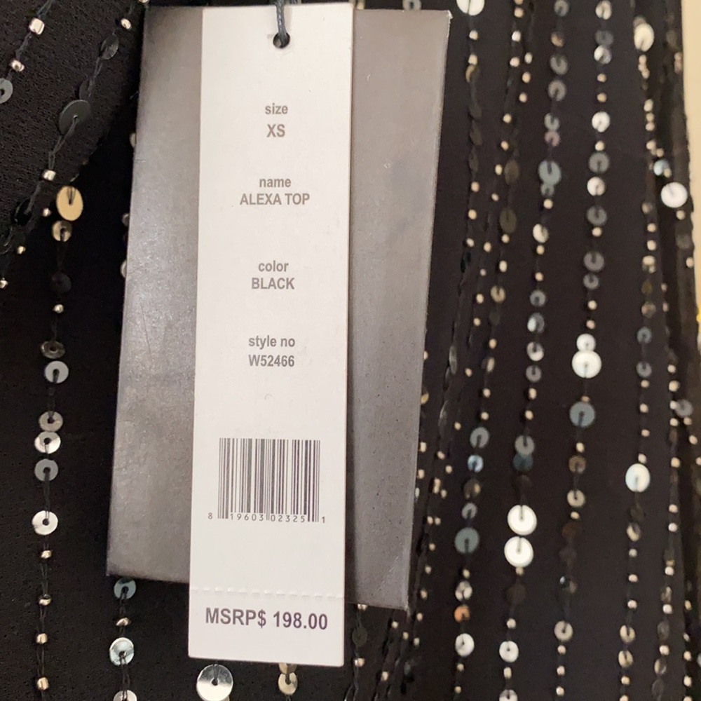 One shoulder sequins top - Picture 5 of 5